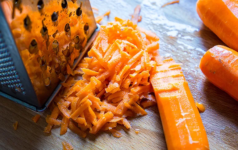 Grated carrot