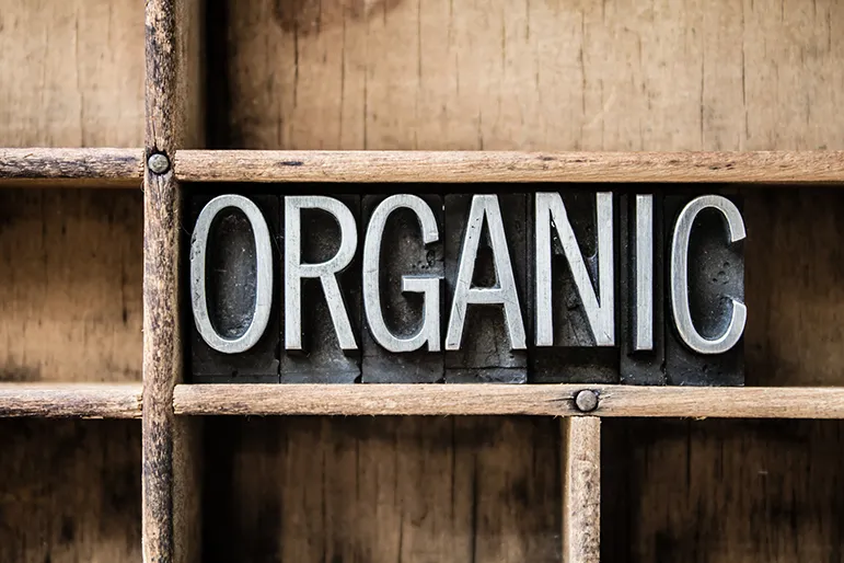 What is considered organic?