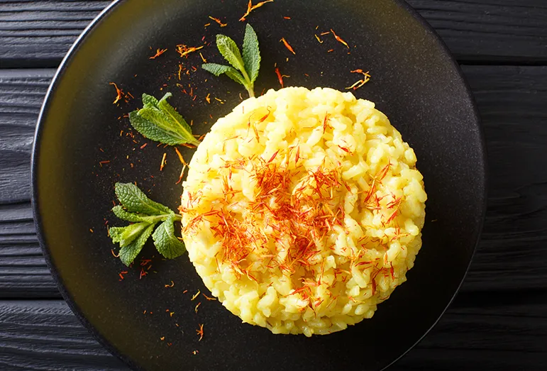 Saffron dish
