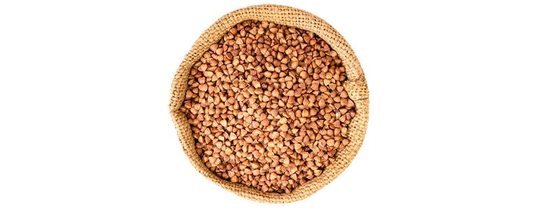 Basket of buckwheat